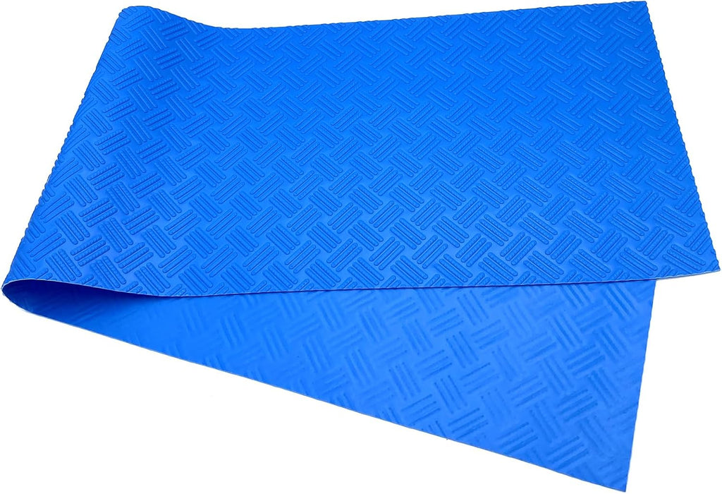 Swimming Pool Ladder Mat - Protective Pool Ladder Pad Step Mat with Non-Slip Texture, Blue Medium Pool Step Mat, 36 Inch X 9 Inch