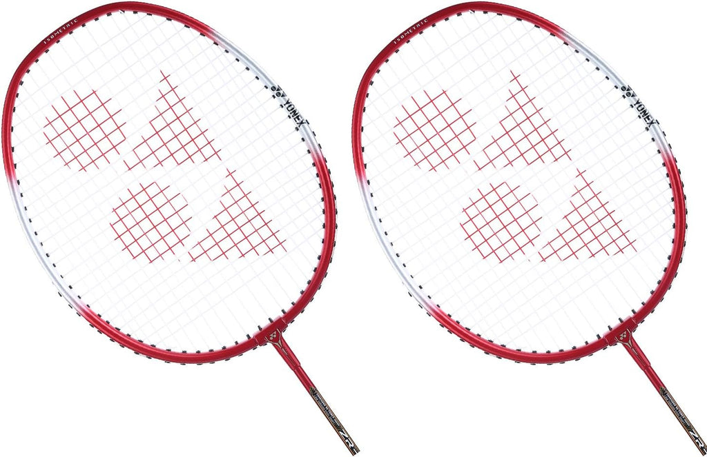 ZR 100 Light Aluminium Badminton Racquet with Full Cover, Set of 2 | Made in India