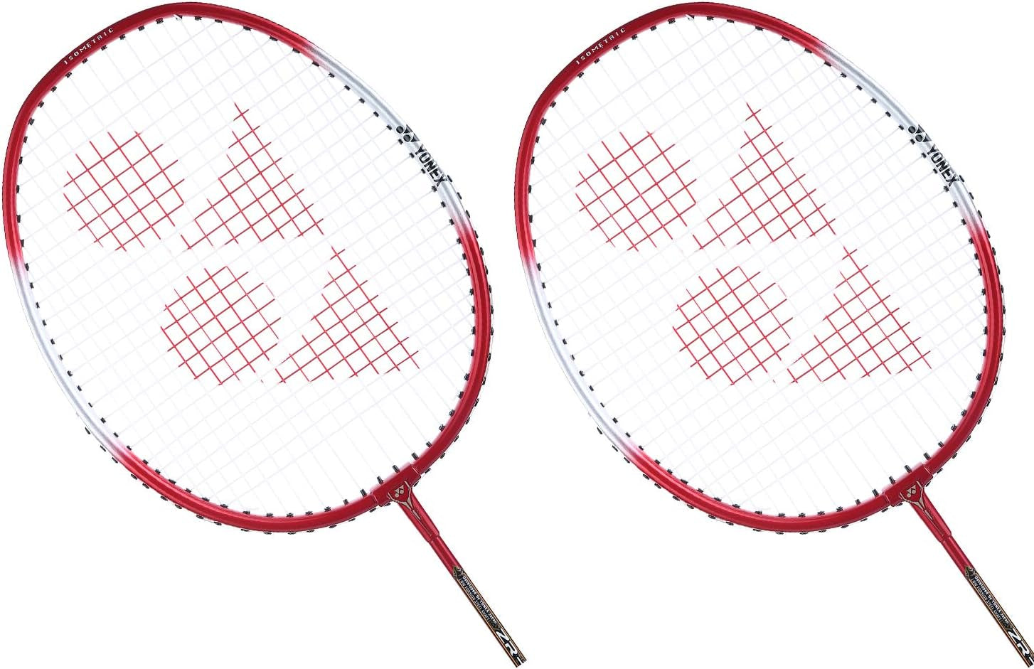 ZR 100 Light Aluminium Badminton Racquet with Full Cover, Set of 2 | Made in India
