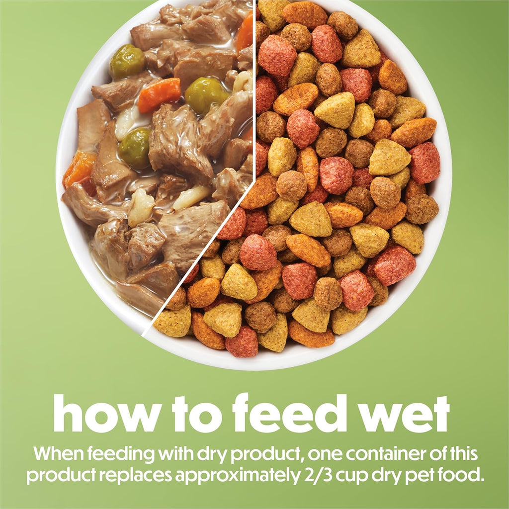 Purina  Gravy Wet Dog Food Variety Pack, Prepared Meals Stew - (12) 10 Oz. Tubs