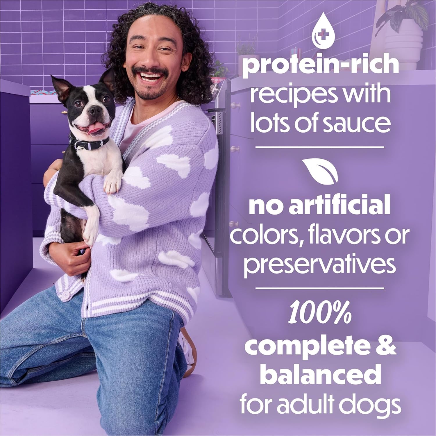 Purina  Kitchen Creations with Beef, Chicken, or Lamb Wet Dog Food Variety Pack - (Pack of 30) 3 Oz. Cans