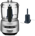 Mini-Prep plus Food Processor, 24-Ounce Mini Food Processor to Chop Herbs, Vegetables, and Hard Cheese, 24-Ounce Work Bowl, Reversible Stainless Steel Blade, DLC-2ABC, Brushed Chrome