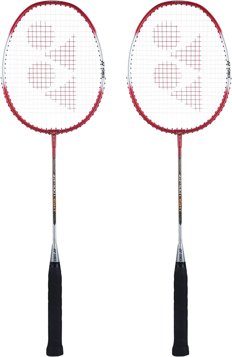 ZR 100 Light Aluminium Badminton Racquet with Full Cover, Set of 2 | Made in India