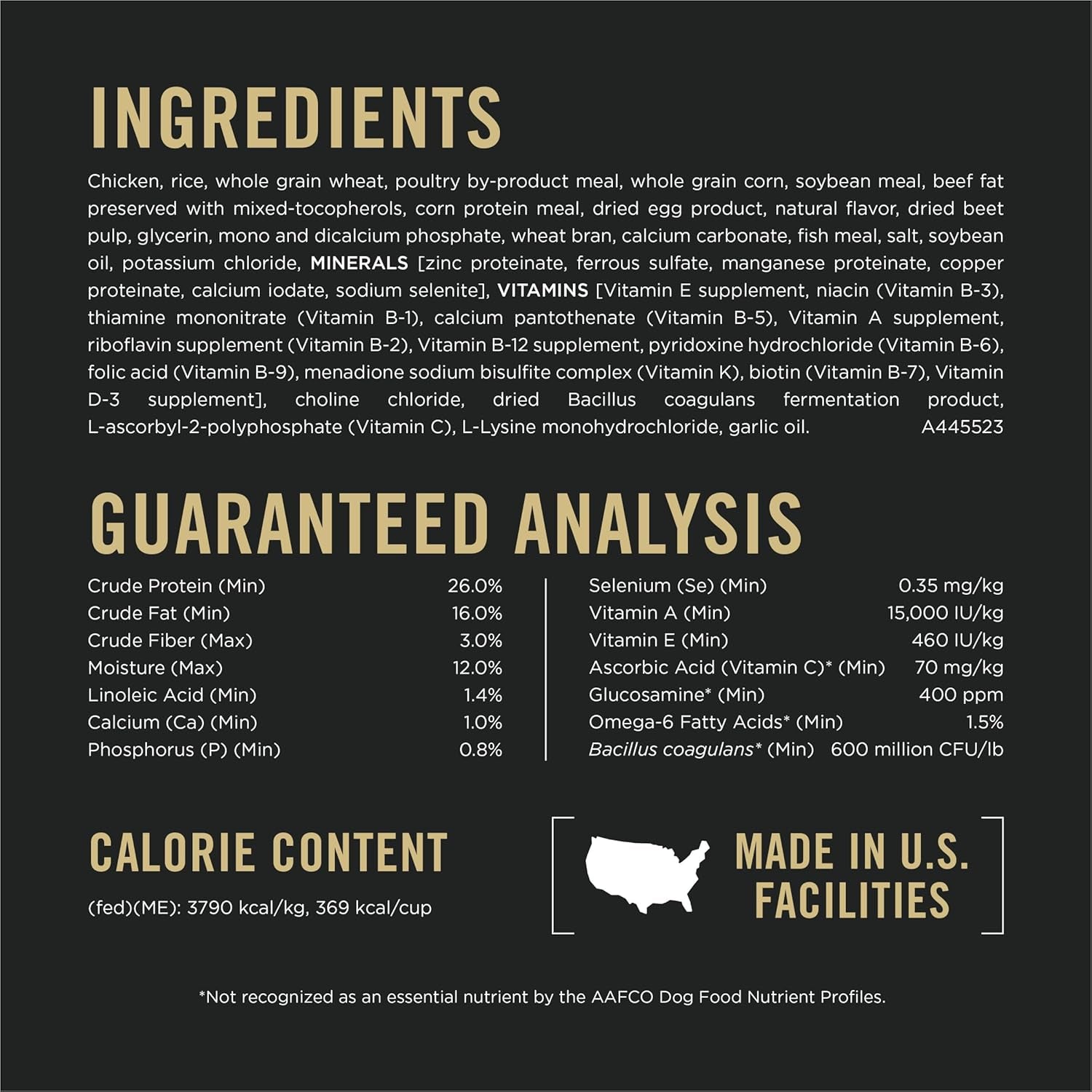 Purina Pro Plan Complete Essentials Shredded Blend Chicken and Rice Dog Food Dry Formula with Probiotics for Dogs - 15 Lb.