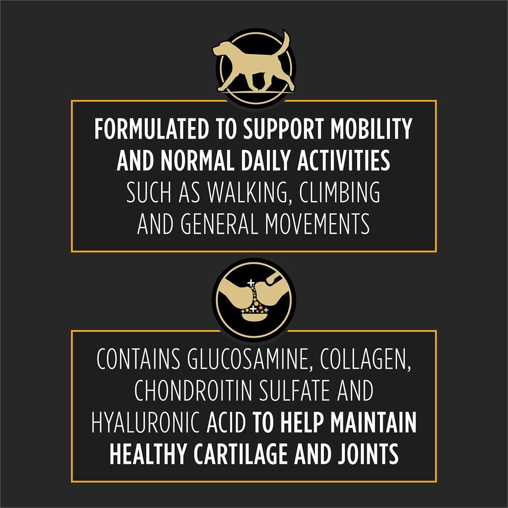 Purina Pro Plan Veterinary Small Breed Dog Joint Care Supplement with Glucosamine, Chondroitin, and Collagen to Support Hip and Joint Health – 30Ct Pouch