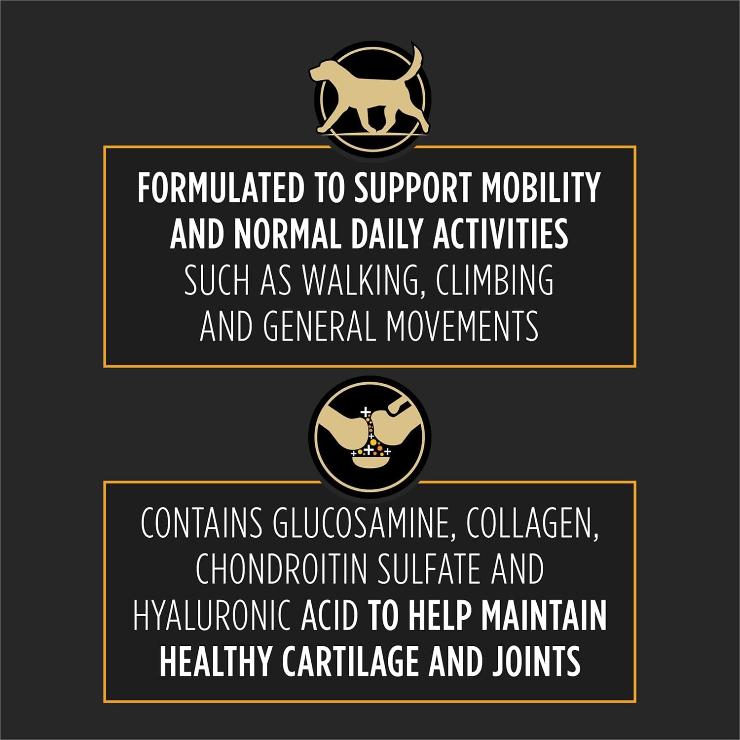 Purina Pro Plan Veterinary Small Breed Dog Joint Care Supplement with Glucosamine, Chondroitin, and Collagen to Support Hip and Joint Health – 30Ct Pouch