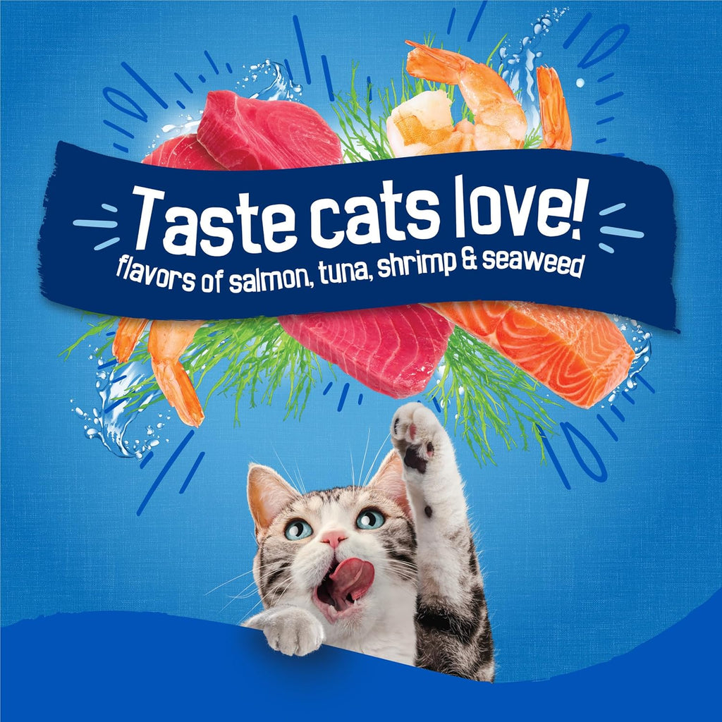 Purina  Dry Cat Food Seafood Sensations with Salmon, Tuna, and Shrimp Flavors - 22 Lb. Bag