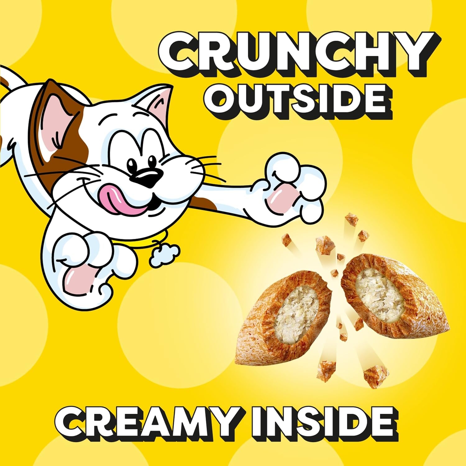 Cat Treats Classic Crunchy and Soft Cat Treats, Tasty Chicken Flavor, 30 Oz. Tub