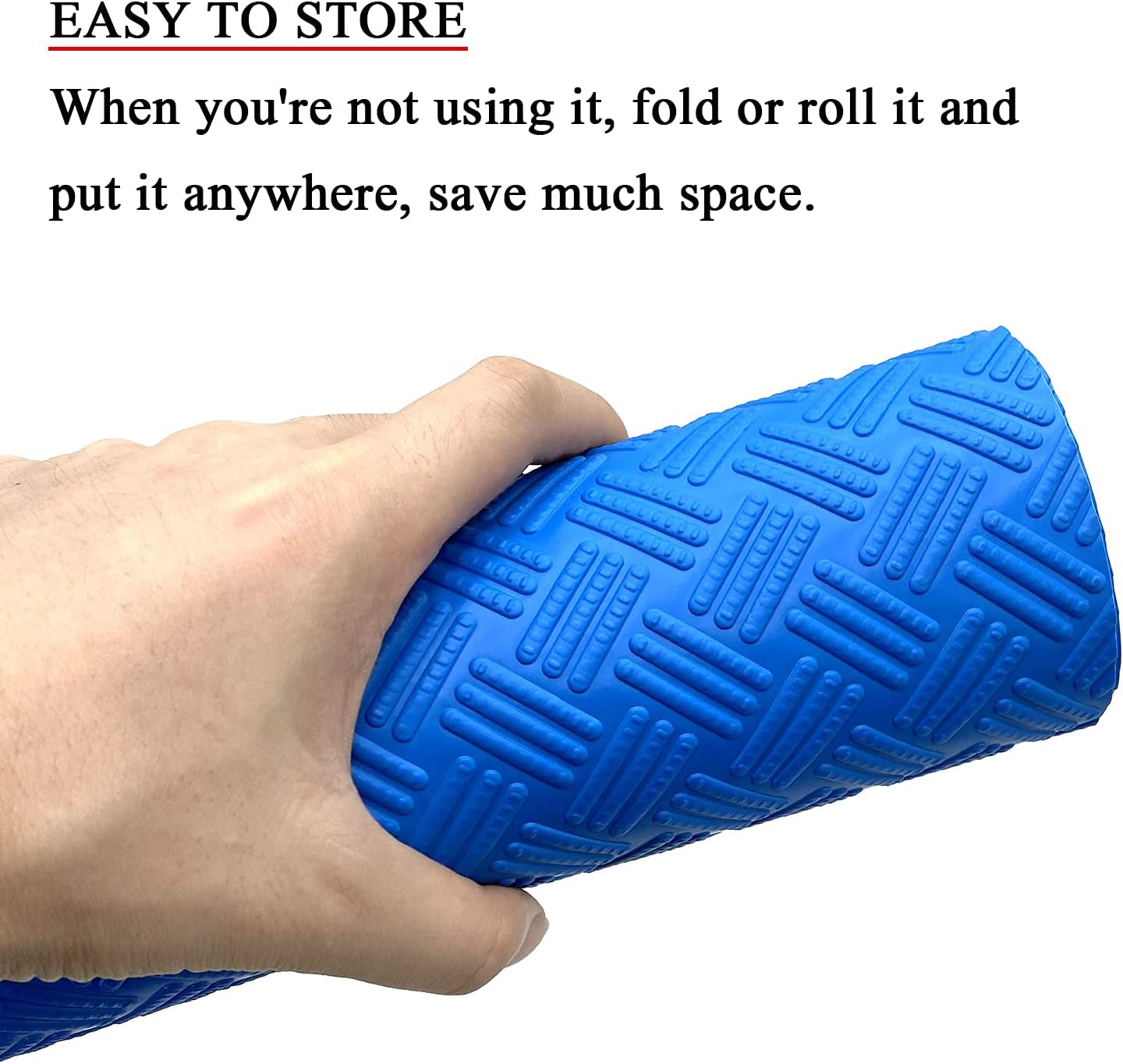Swimming Pool Ladder Mat - Protective Pool Ladder Pad Step Mat with Non-Slip Texture, Blue Medium Pool Step Mat, 36 Inch X 9 Inch