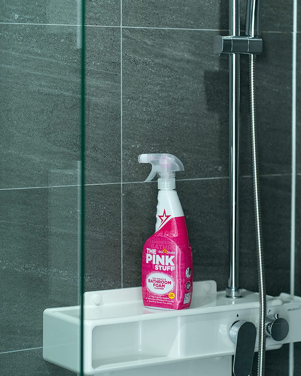 - the Pink Stuff - Miracle Cleaning Ultimate Bundle – Paste, Multi-Purpose Spray, Bathroom Foam Spray, and Cream Cleaner – Ideal for Kitchens, Bathrooms, Outdoors, and More