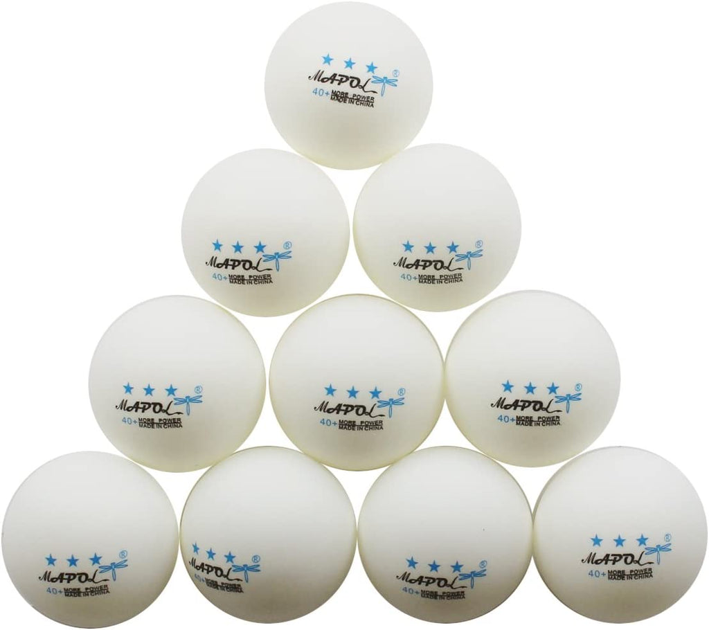 50 White 3-Star Table Tennis Ball Premium Training Ping Pong Balls