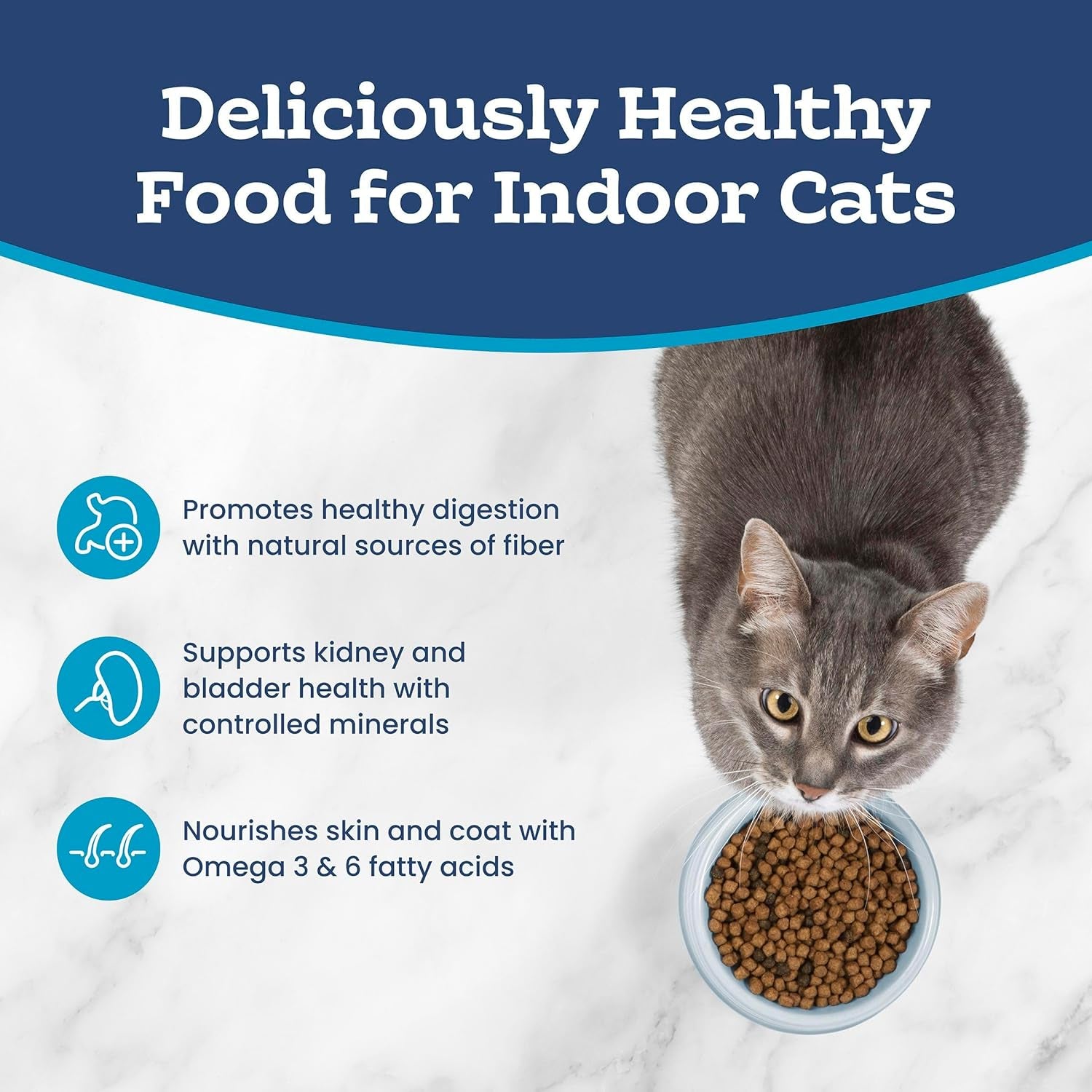 Tastefuls Natural Dry Food for Adult Cats, Sensitive Stomach, Chicken & Brown Rice Recipe, 15-Lb Bag