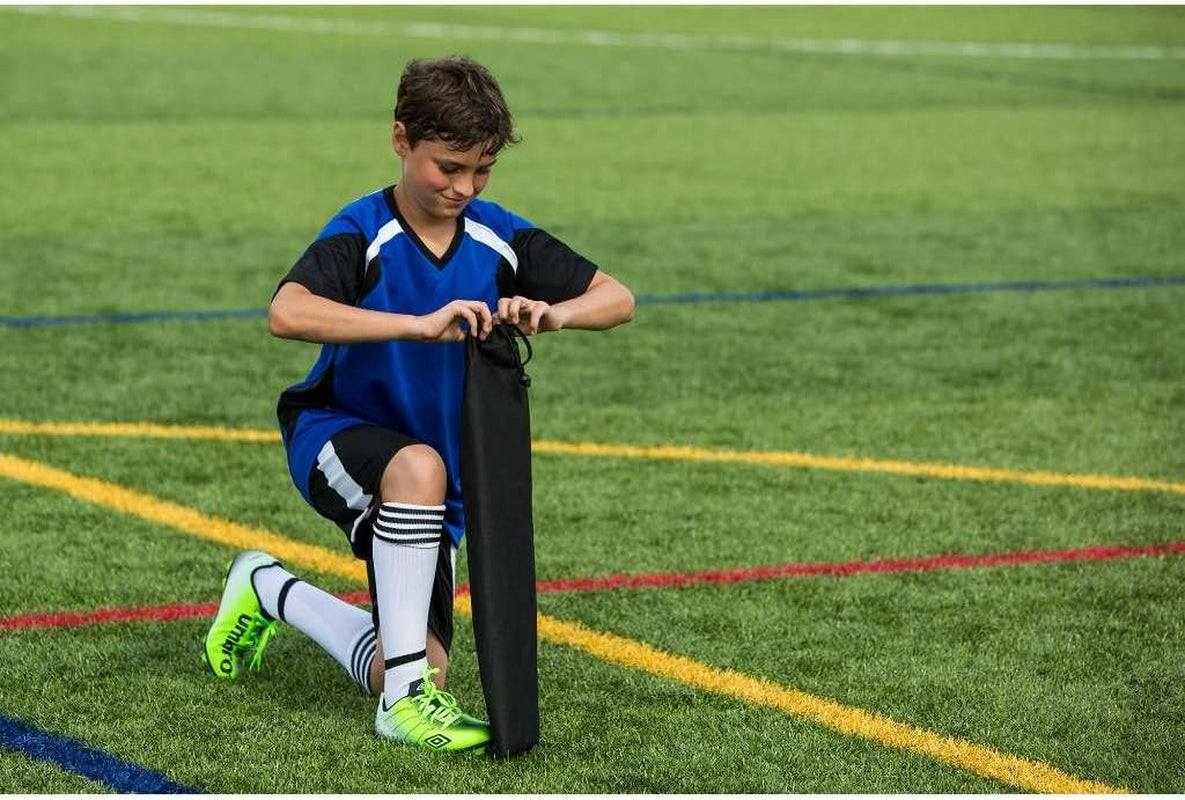 Franklin Sports Blackhawk Backyard Soccer Goal - Portable Pop up Soccer Nets - Youth + Adult Folding Indoor + Outdoor Goals - Multiple Sizes + Colors