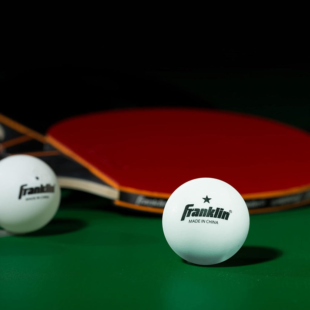 Franklin Sports Table Tennis Balls - Official Size and Weight 40Mm Table Tennis Balls - One Star Professional Balls - Bulk Packs and Family Sets
