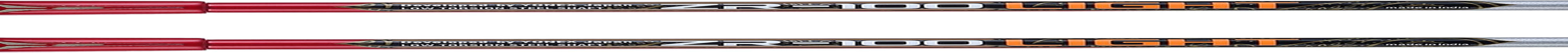 ZR 100 Light Aluminium Badminton Racquet with Full Cover, Set of 2 | Made in India