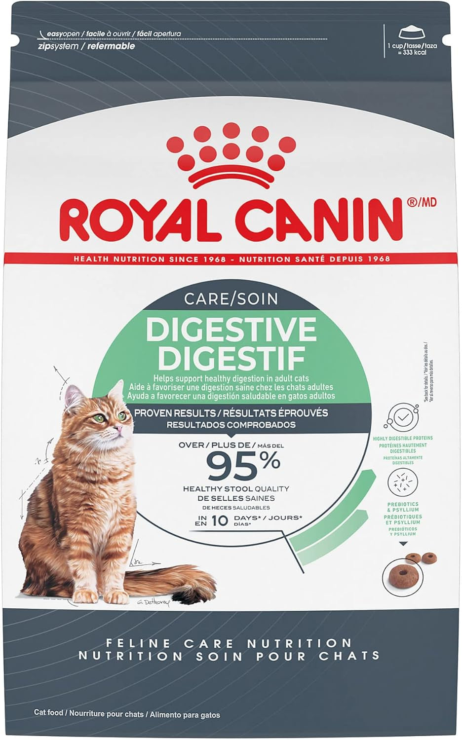 Feline Care Nutrition Digestive Care Adult Dry Cat Food, 6 Lb Bag