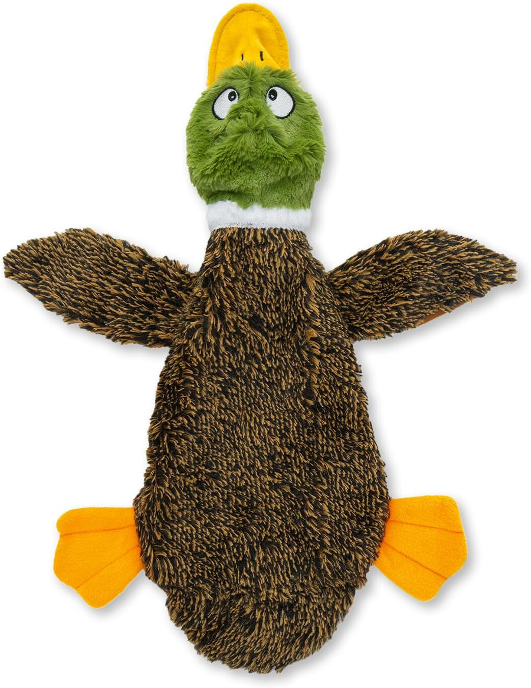 Squeaky Dog Toys with Soft Durable Fabric for Small, Medium and Large Pets Interactive Toy for Indoor Play, Supports Active Biting and Play - 1Wild Duck, Small