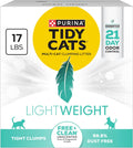 Purina  Lightweight Free and Clean Unscented, Multi-Cat, Clumping, 99.9 Percent Dust Free Cat Litter - 17 Lb. Box