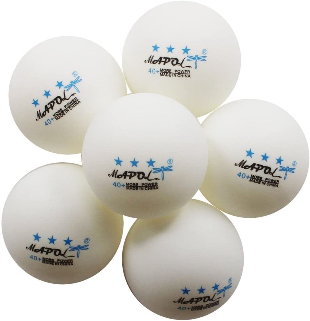 50 White 3-Star Table Tennis Ball Premium Training Ping Pong Balls