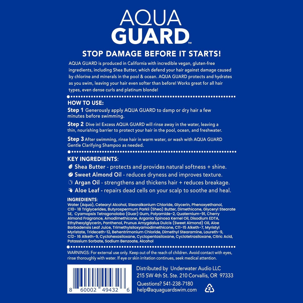 Pre-Swim Hair Defense | Protect Hair before You Swim | Prevents Chlorine Damage + Softens Hair While Swimming | Made in California | Color Safe, Leaves Hair Smelling Great | 5.3 Oz