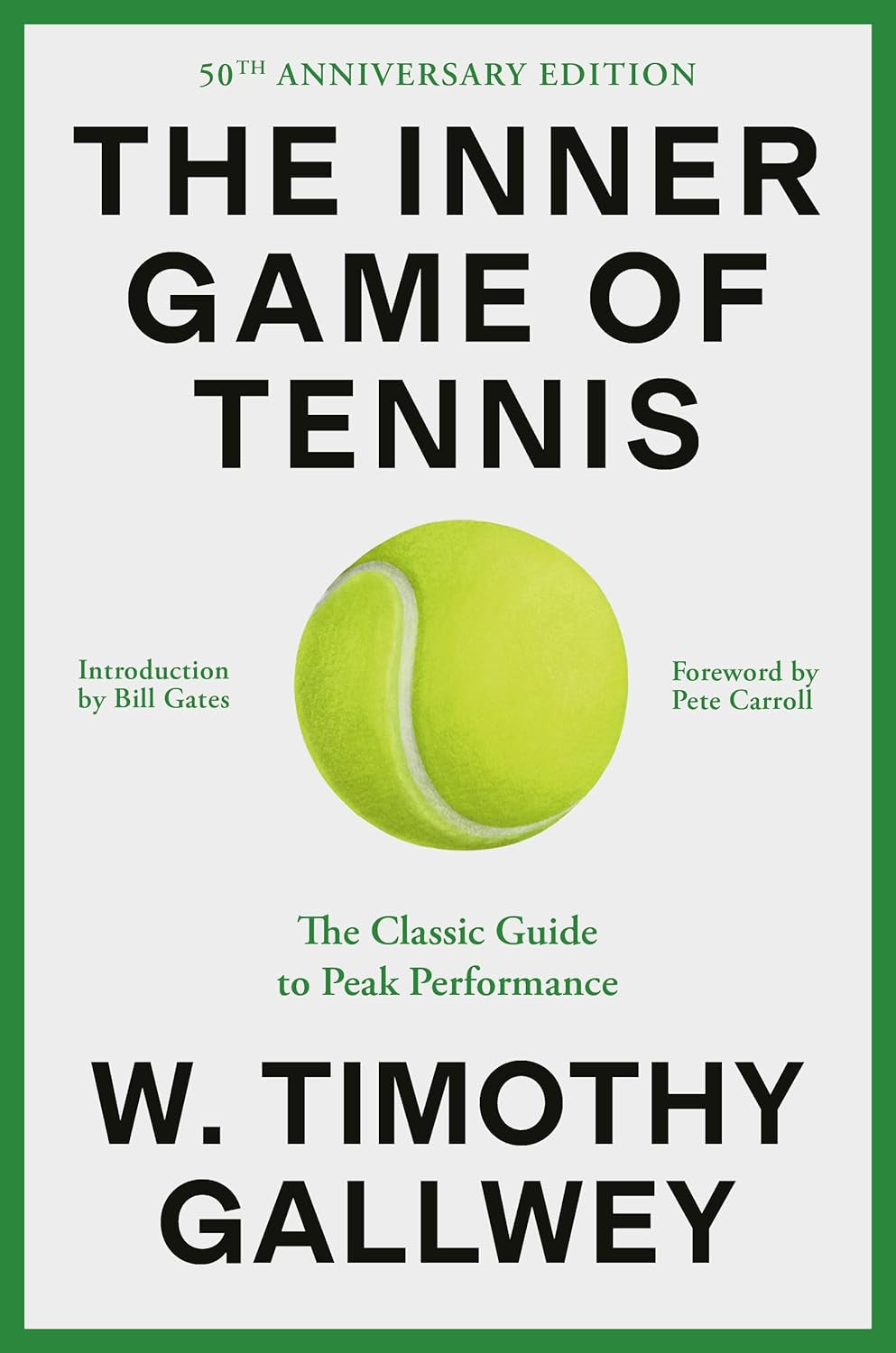 The Inner Game of Tennis: the Classic Guide to the Mental Side of Peak Performance