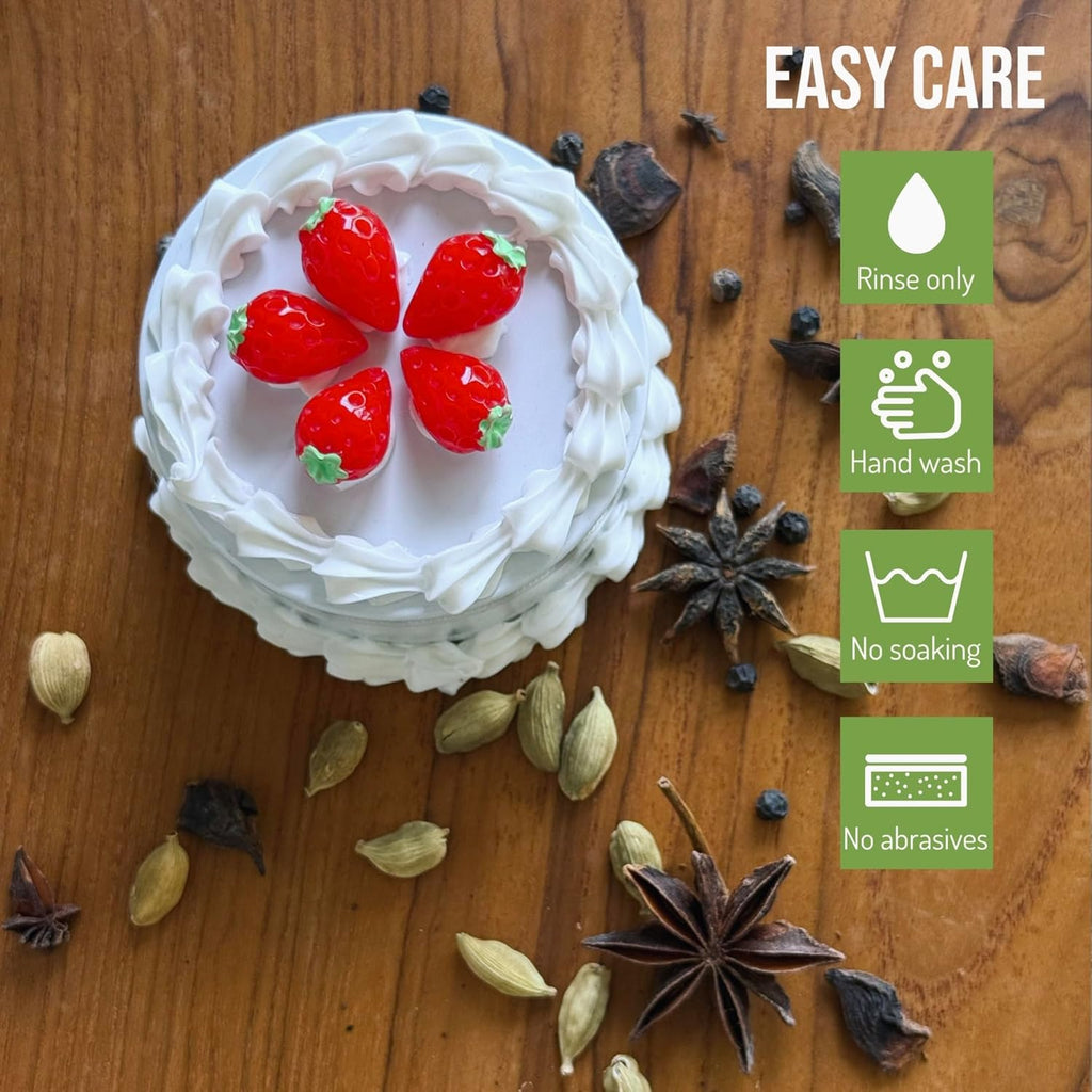 2.5-Inch Cute Spice Grinder – Strawberry Cake Style for Pepper, Seasonings & Herbs – Kitchen Gift