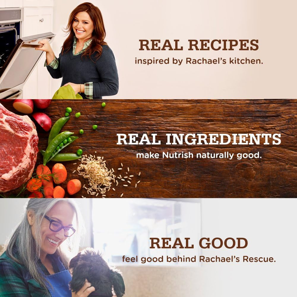 Rachael Ray Premium Natural Wet Dog Food, Savory Favorites Variety Pack, 8 Ounce Tub (Pack of 6)