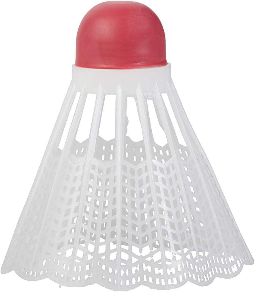Badminton Birdies 6 Pack – Durable, Wind-Resistant Nylon Badminton Shuttlecocks for Baseball & Softball Batting Practice, Training, and Indoor or Outdoor Play