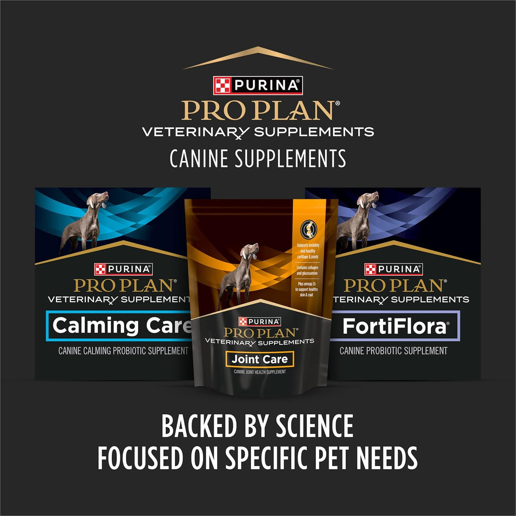 Purina Pro Plan Veterinary Small Breed Dog Joint Care Supplement with Glucosamine, Chondroitin, and Collagen to Support Hip and Joint Health – 30Ct Pouch