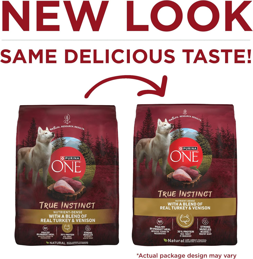 True Instinct with a Blend of Real Turkey and Venison Dry Dog Food - 7.4 Lb. Bag