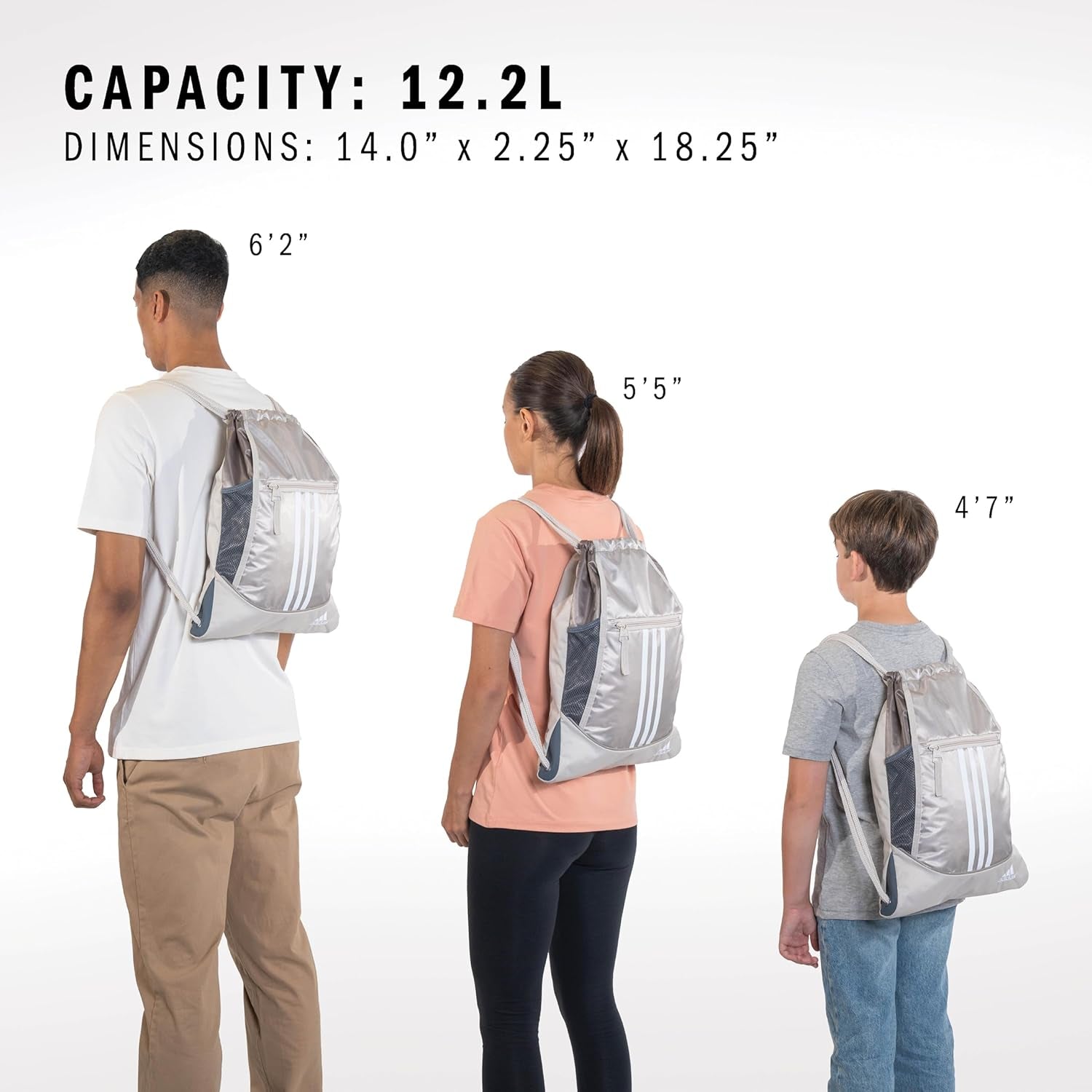 Alliance Sackpack – Drawstring Backpack for Sports, Small Gym Bag