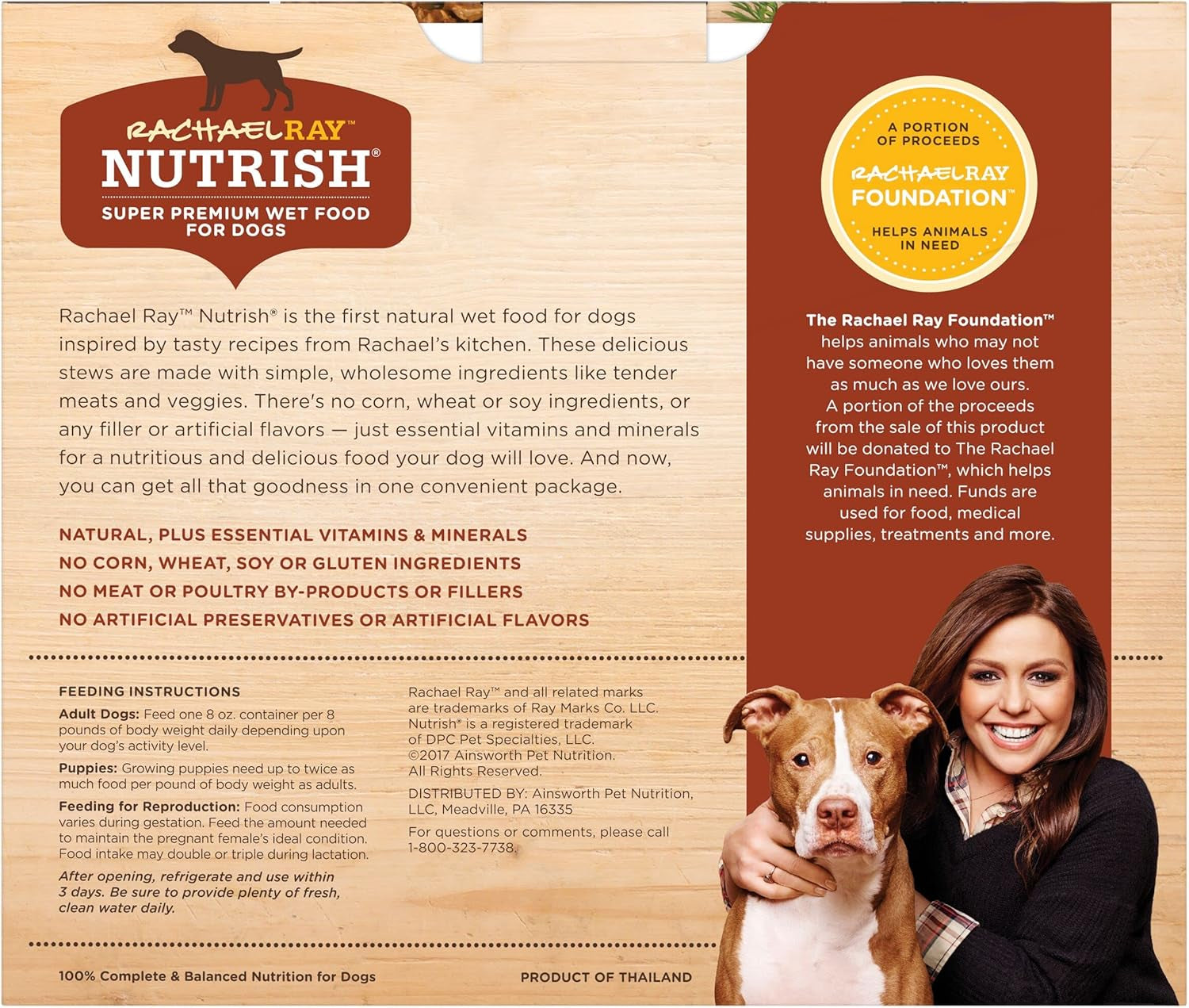 Rachael Ray Premium Natural Wet Dog Food, Savory Favorites Variety Pack, 8 Ounce Tub (Pack of 6)