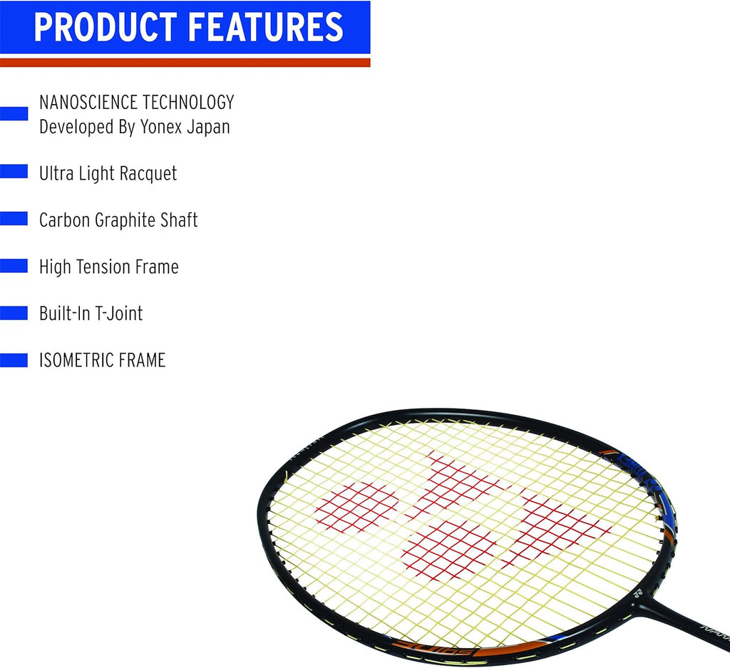 Nanoray 10F Hi-Flex Pre-Strung Badminton Racquet